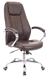 Кресло Everprof Long TM экокожа коричневый - Фото предпросмотра