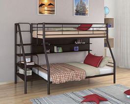 Двухъярусная кровать "Толедо-1П" коричневый - Фото предпросмотра