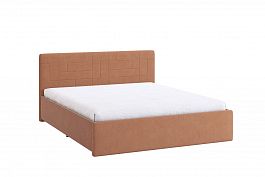 Кровать с основанием Лора 2 160х200 см ZO.KM1.6-09.2.2079 персик (велюр) - Фото предпросмотра