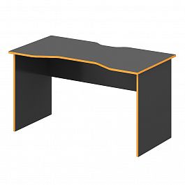 Стол для геймера "Геймерские столы" ПК-ПРА-СТГ135Х70-В1-1161 оранжевый - Фото предпросмотра