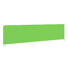 Metal System Экран тканевый боковой Б.ТЭКР-147 Зелёный/Белый металл 1475*390*22 - Фото предпросмотра