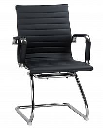 Офисное кресло для посетителей DOBRIN CODY (чёрный) - Фото предпросмотра
