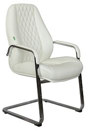 Кресло Orso-SF F385 нат.кожа белый (6207) - Фото предпросмотра