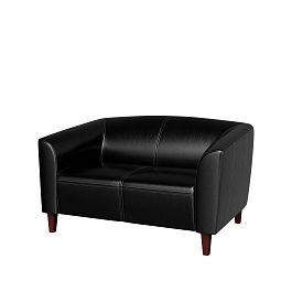 Двухместный диван Collaro 138x90x74 чёрный - Фото предпросмотра