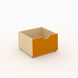 Ящик выкатной ДЯ-1М оранжевый - Фото предпросмотра