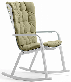 Кресло-качалка пластиковое с подушкой Nardi Folio - Фото предпросмотра