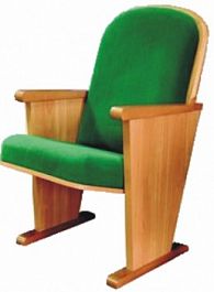 Кресло для конференц-зала "Кресла для залов ожидания" ТК-001755000004 зеленый - Фото предпросмотра
