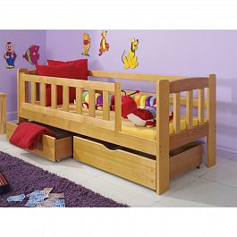 Кровать "Детская №3" сосна - Фото предпросмотра
