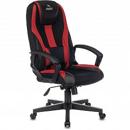 Кресло компьютерное ZOMBIE-9/BL+RED, подушка, экокожа/ткань, черное/красное, 1583707 - Фото предпросмотра