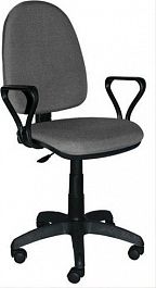 Кресло оператора Престиж gtpp (САМБА) В-1, серая ткань "Компьютерные кресла" ТК-002985000003 серый - Фото предпросмотра