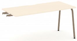 Стол приставка к опорным тумбам "ESTETICA" ES.SPR-4-VK Сатин - Фото предпросмотра