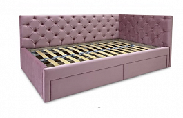 Кровать «Оливия» с ящиками 120 - Фото предпросмотра