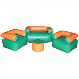 «Релакс» Комплект детской мебели "Салатово-оранжевый" - Фото предпросмотра
