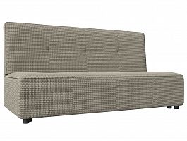 Прямой диван Зиммер (полностью рогожка Корфу 02) - Фото предпросмотра