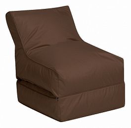 Кресло-трансформер Лежак Складной, коричневое - Фото предпросмотра