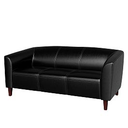 Трехместный диван Collaro 184x90x74 чёрный - Фото предпросмотра