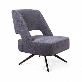 Кресло Molly, ткань серый - Фото предпросмотра