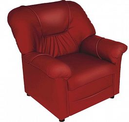 Дельта Кресло 87х85х88 экокожа красный "Кресла" ТК-002120400688 красный - Фото предпросмотра