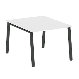 Metal System Перег. стол (1 столешница) на А-образном м/к БА.ПРГ-1.1 Белый/Антрацит металл 1000*1235*750 - Фото предпросмотра