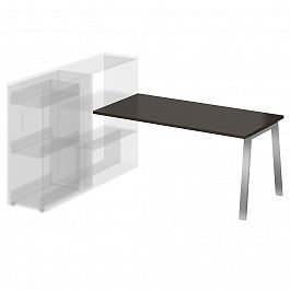 Стол приставной на металлокаркасе "Приставные столы" ПК-ТНП-СТП154Х80/МКА-В2-227 дуб ферраре - Фото предпросмотра