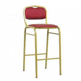 Барный стул Хит 20мм, красная корона - Фото предпросмотра
