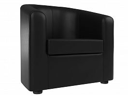 Кресло Норден (полностью экокожа черная) - Фото предпросмотра