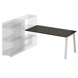 Стол приставной на металлокаркасе "Приставные столы" ПК-ТНП-СТП154Х80/МКА-В2-939 дуб ферраре - Фото предпросмотра
