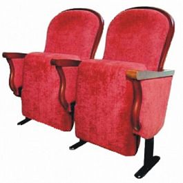 Кресло для конференц-зала "Кресла для залов ожидания" ТК-001755000002 бордовый - Фото предпросмотра