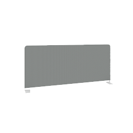 Metal System Экран тканевый боковой Б.ТЭКР-90 Серый/Белый металл 900*390*22 - Фото предпросмотра