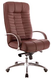 Кресло Everprof Atlant AL M кожа коричневый - Фото предпросмотра