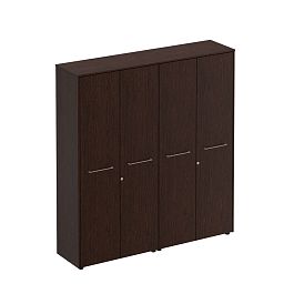 Шкаф комбинированный высокий (закрытый + одежда ) - Фото предпросмотра