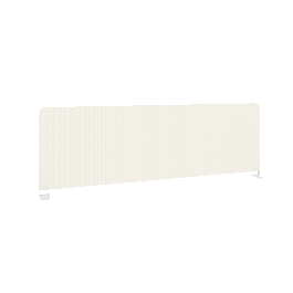 Metal System Экран тканевый боковой Б.ТЭКР-120 Белый/Белый металл 1200*390*22 - Фото предпросмотра