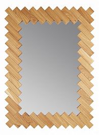 Зеркало настенное Дубовые планки V20083 - Фото предпросмотра