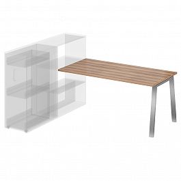 Стол приставной на металлокаркасе "Приставные столы" ПК-ТНП-СТП154Х80/МКА-В2-1050 слива - Фото предпросмотра