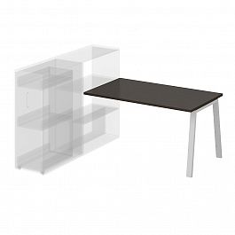 Стол приставной на металлокаркасе "Приставные столы" ПК-ТНП-СТП134Х80/МКА-В2-939 дуб ферраре - Фото предпросмотра