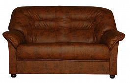 V-400 Монарх  2-х местный диван 144х87х86 экокожа oregon antik 40 коричневый "Мягкая мебель для кабинета" ТК-001812000056 коричневый - Фото предпросмотра