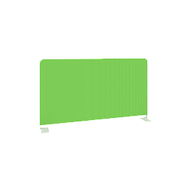 Metal System Экран тканевый боковой Б.ТЭКР-72 Зелёный/Белый металл 720*390*22 - Фото предпросмотра